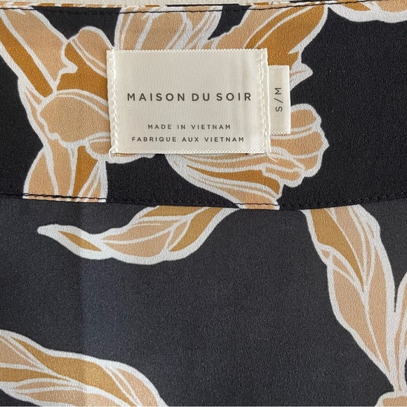 Maison Du Soir Floral Kimono Robe Size S/M - Picture 8 of 12